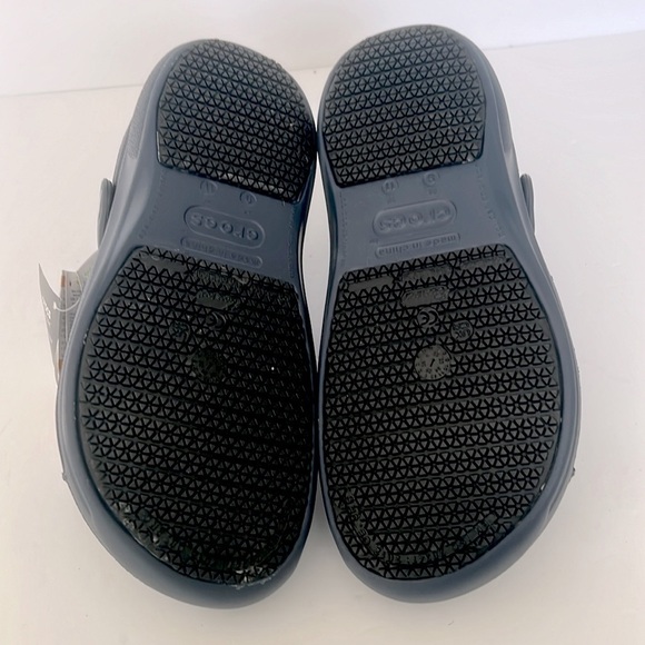 CROCS Bistro Work Blue Clogs Men Size 9 Women Size 11 NWT - Picture 7 of 7